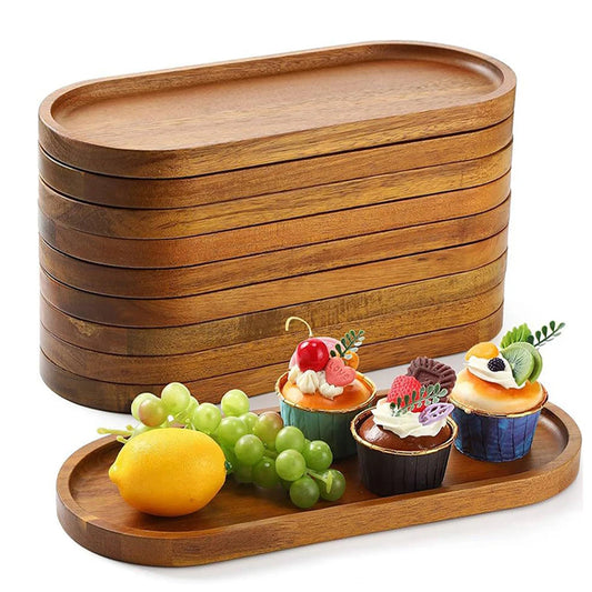 Discover our Tableware Solid Wood Food Tray, perfect for serving desserts and snacks in Japanese-style elegance for your kitchen needs.