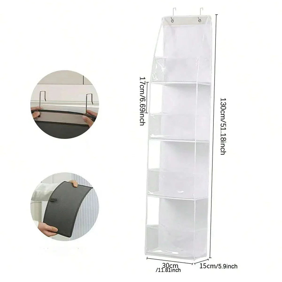 Hanging Fabric Storage Bags Organizer
