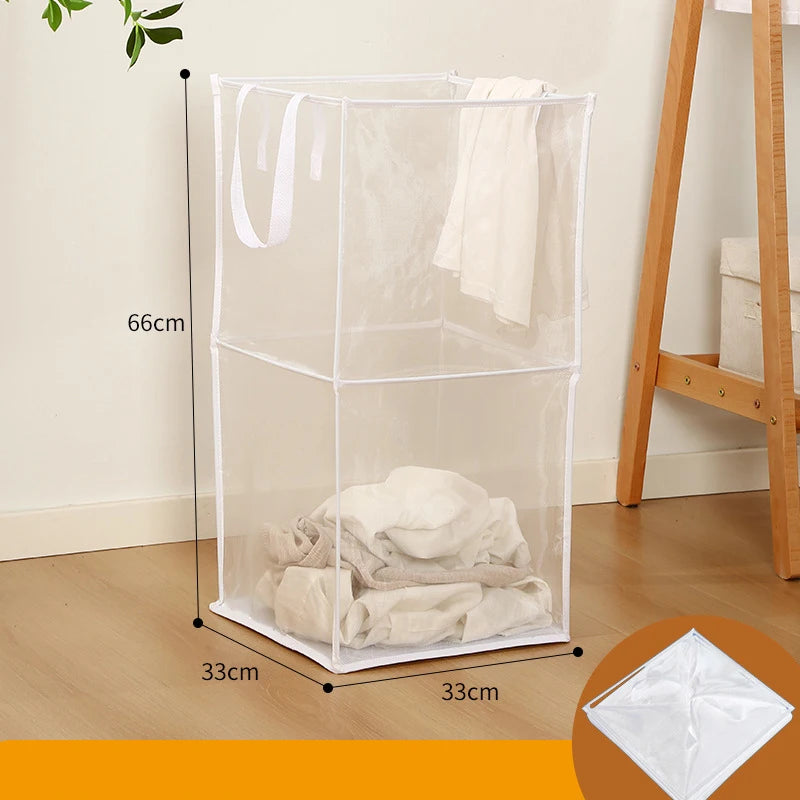 Collapsible Compact Laundry Storage Basket