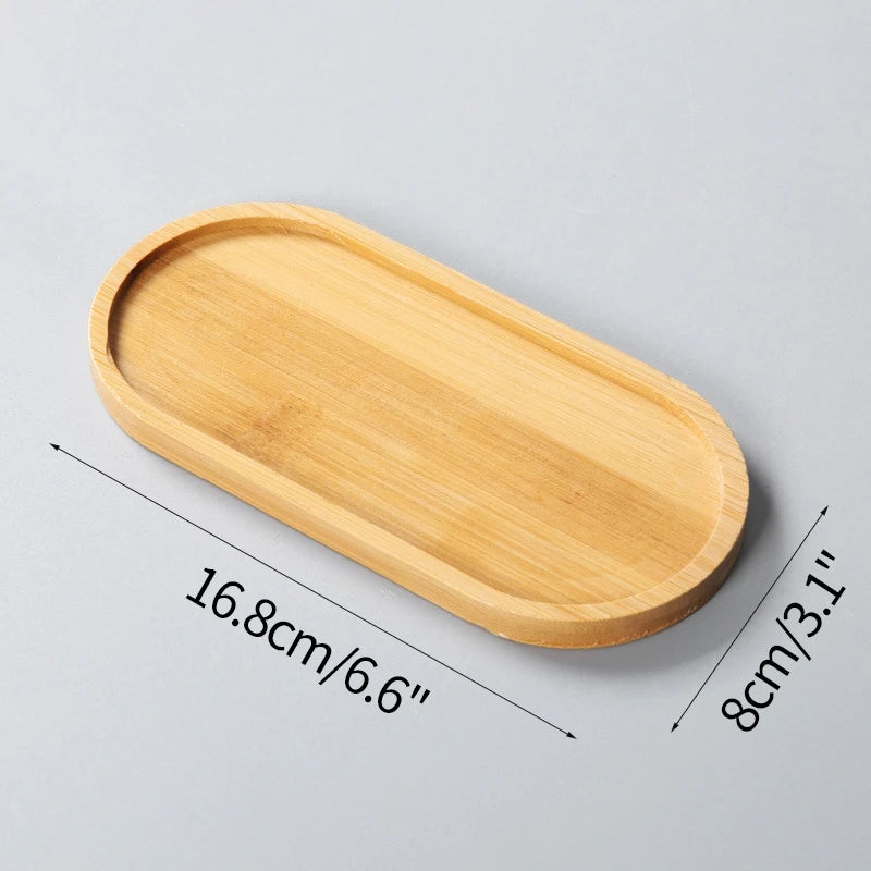 Eco Friendly Mini Bamboo Tray For Cups And Coasters