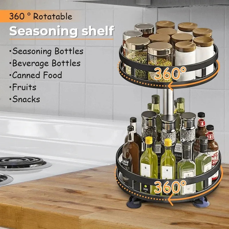 360 Degree Rotating Spice Rack