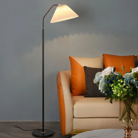 Illuminate your space with the Modern Dimmable LED Floor Lamp, perfect for any room, offering style and adjustable brightness for ultimate comfort.
