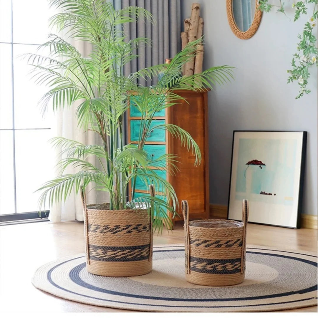 Handwoven Seagrass Planter