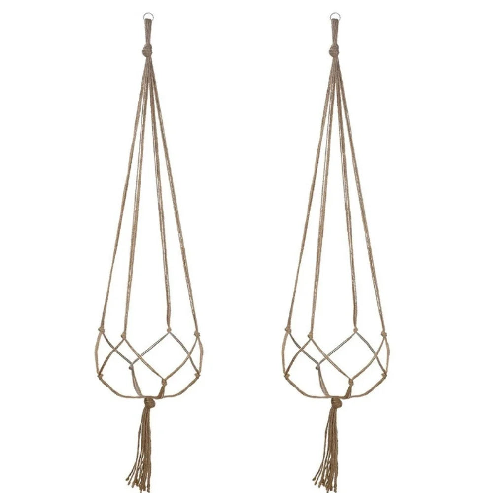 Handmade Macrame Hanging Basket Planter