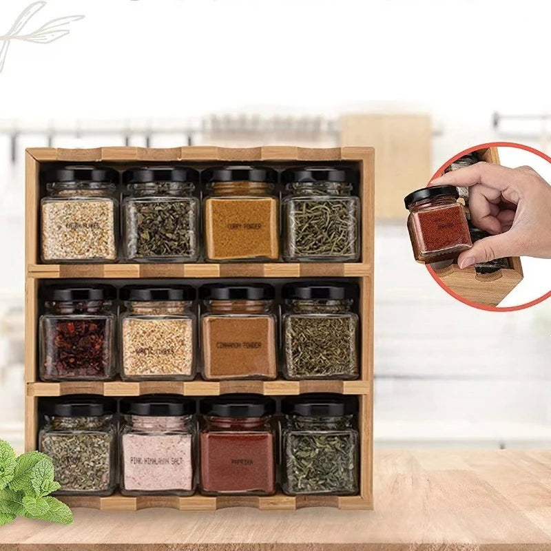 Handcrafted Wood Kitchen Organizer