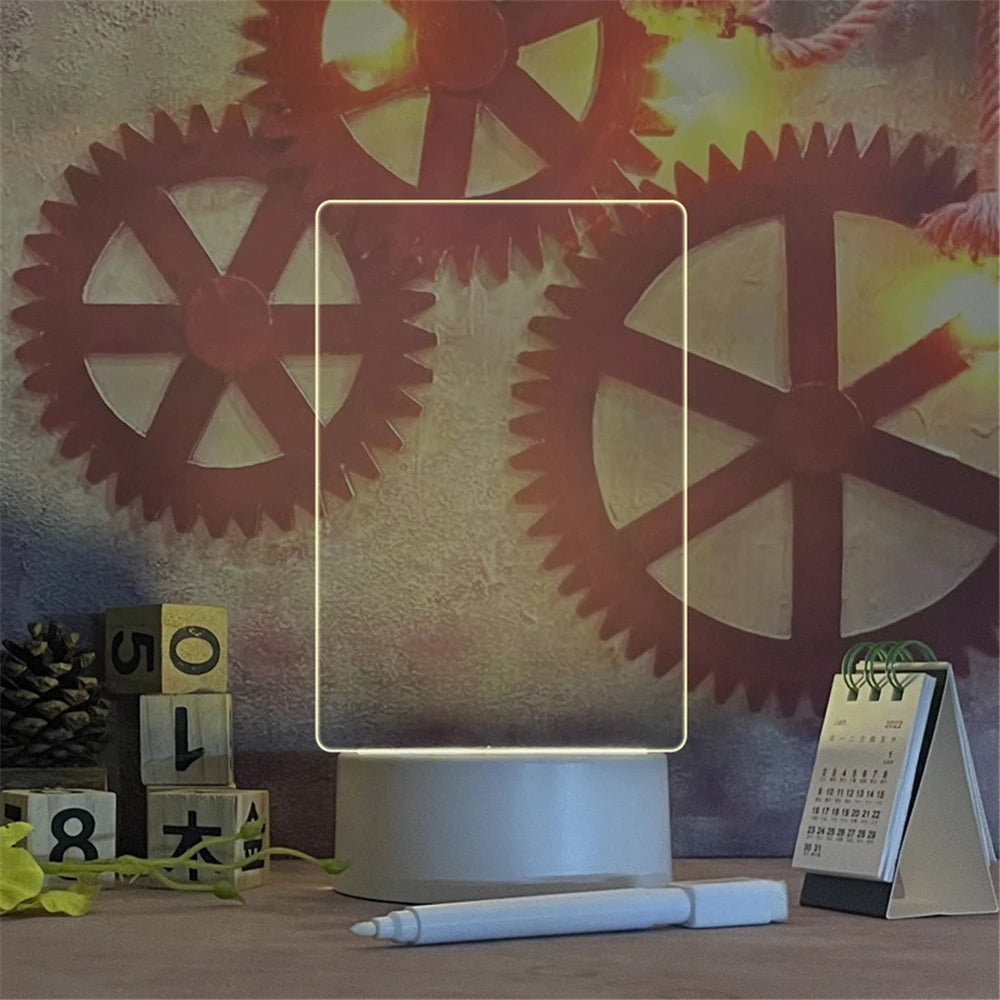 Transparent Acrylic Luminous Display