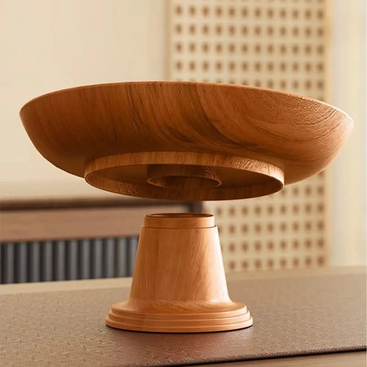 NordicWoodgrain FruitPlate Tray offers detachable elegance, food-safe plastic, ample capacity, easy cleaning—buy now to elevate fruit, candy, and desserts Shop now.