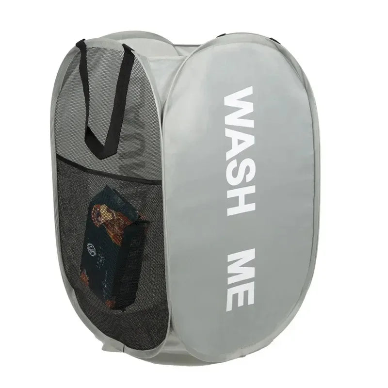 Large Foldable Mesh Laundry Basket