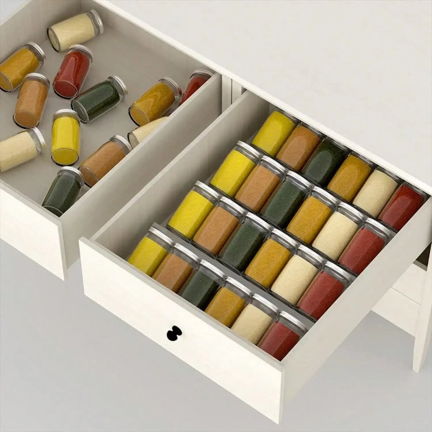 Acrylic Expandable Spice Drawer Organizer
