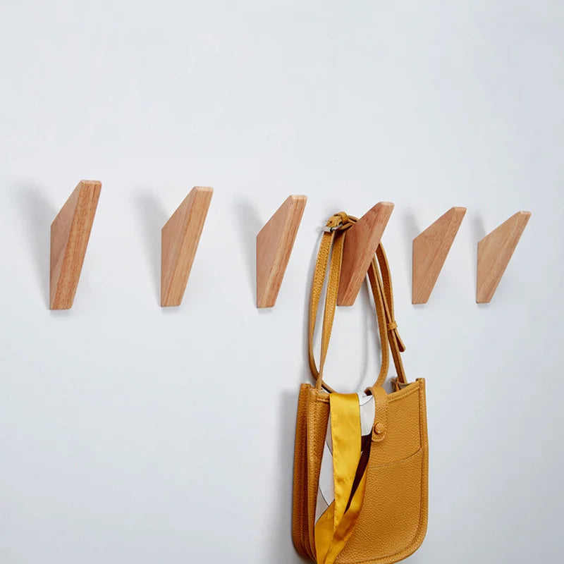 Walnut Wood Wall Key Holder