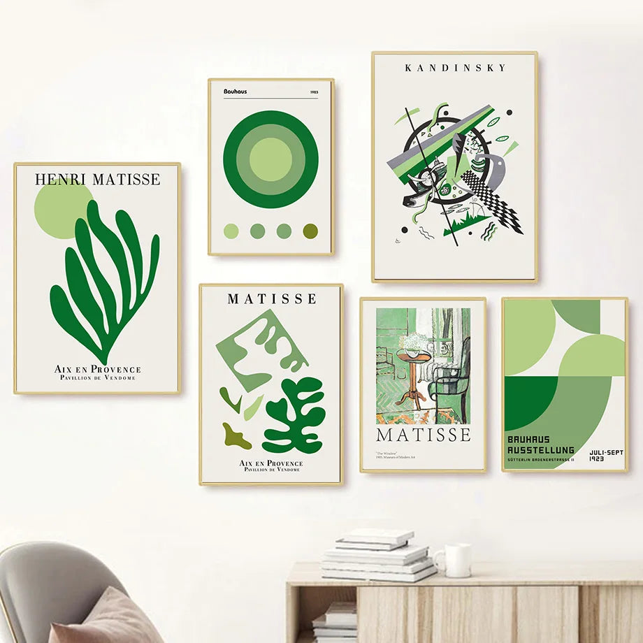 Decorative Bauhaus Wall Painting