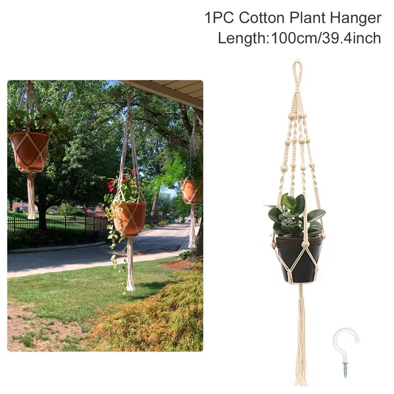 Hanging Macrame Plant Holder