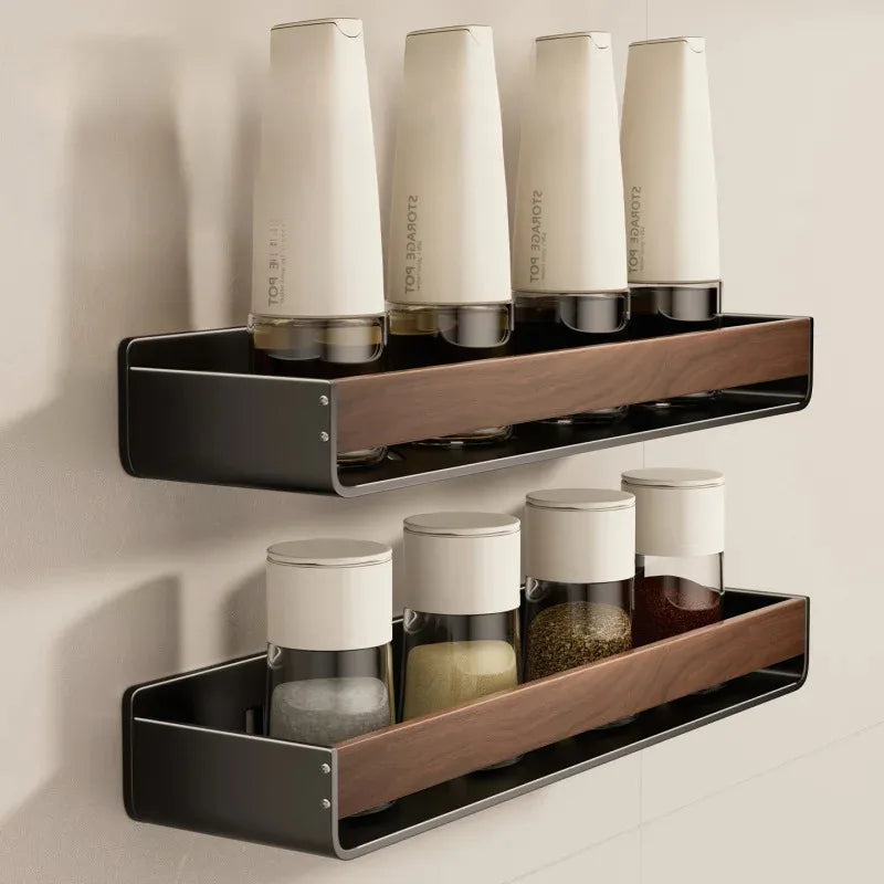 Stainless Steel Wall Spice Rack