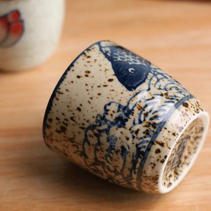 Japanese Ceramic Sake Cup Set