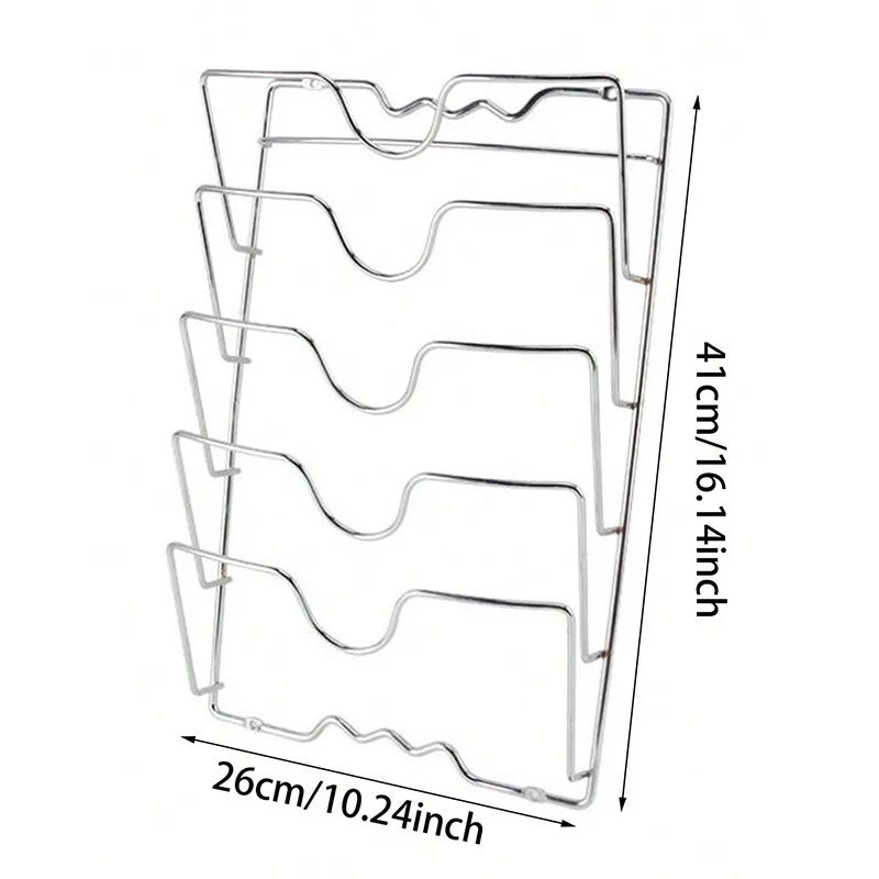 Stainless Steel Pot Lid Rack