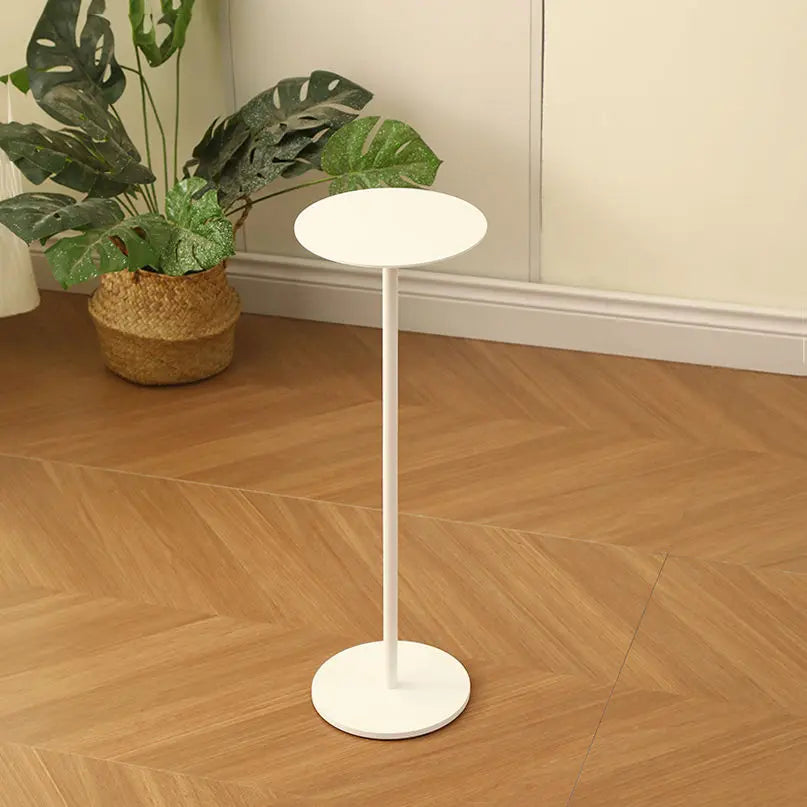 Minimalist Round Glass Side Table