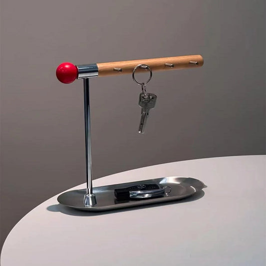 Wooden Key Organizer Entryway Storage