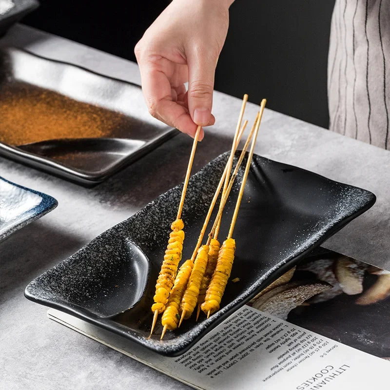 Japanese Ceramic Square Plate