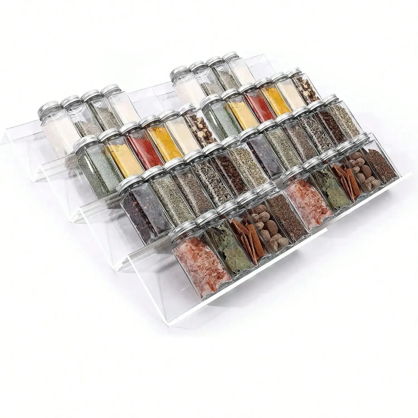 Acrylic Expandable Spice Drawer Organizer