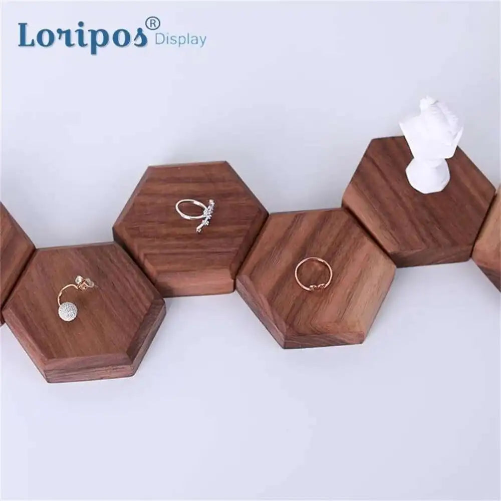 Black Walnut Wood Jewelry Rack