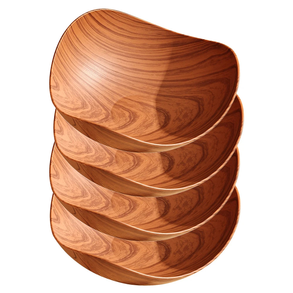 Wood Grain Fruit Plate