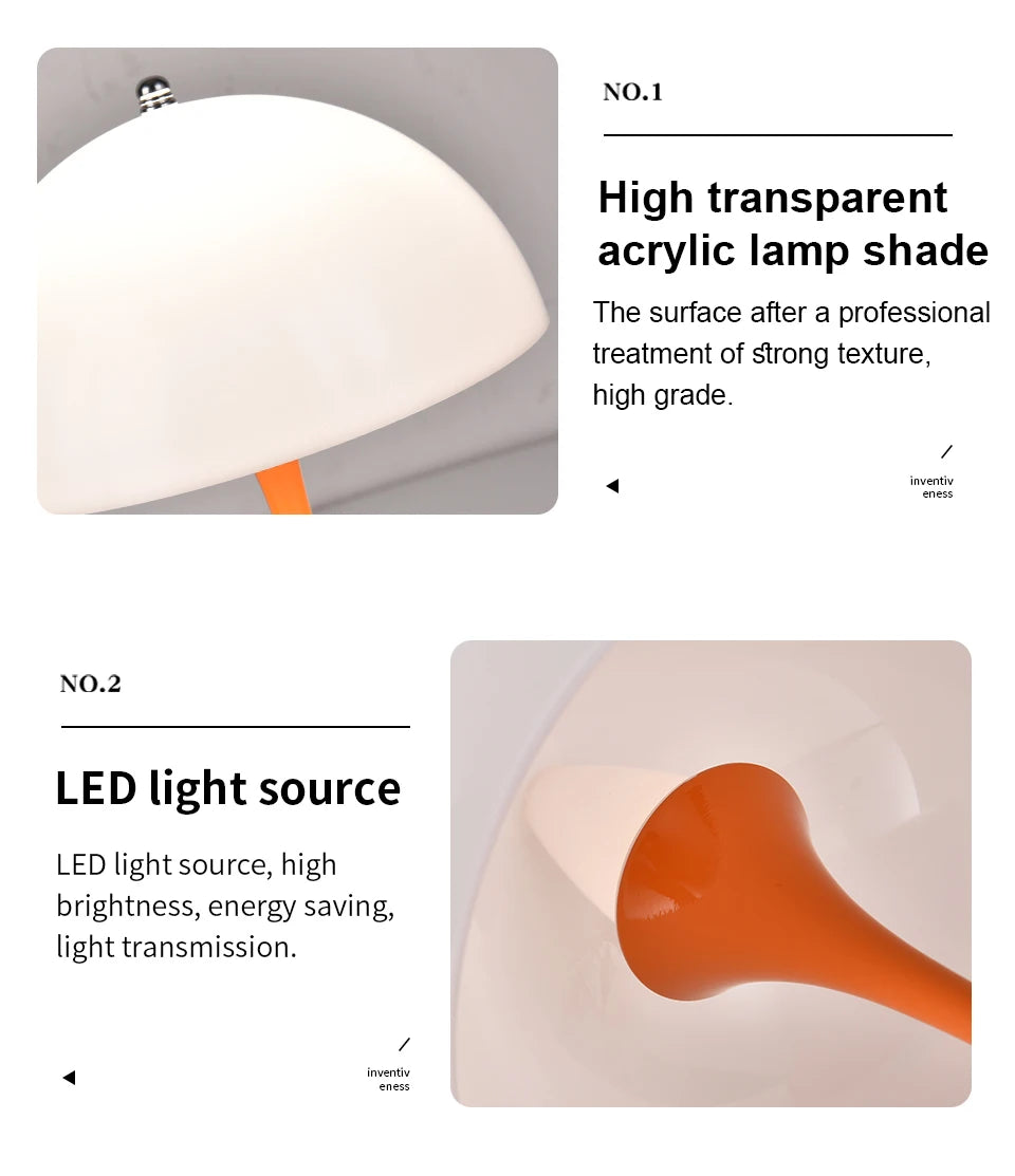 Mushroom USB Charging Table Lamp