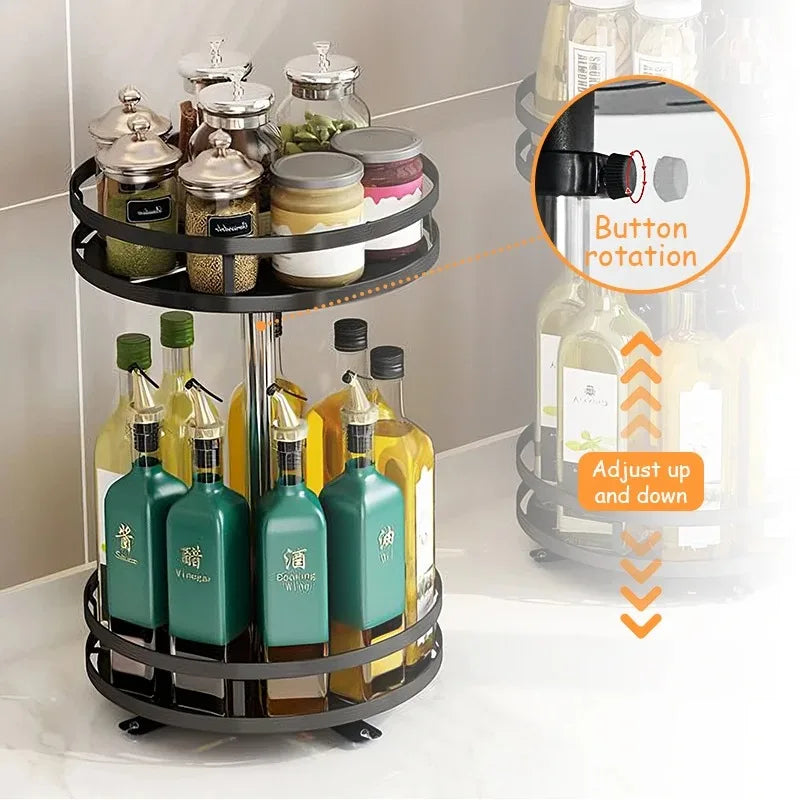 360 Degree Rotating Spice Rack