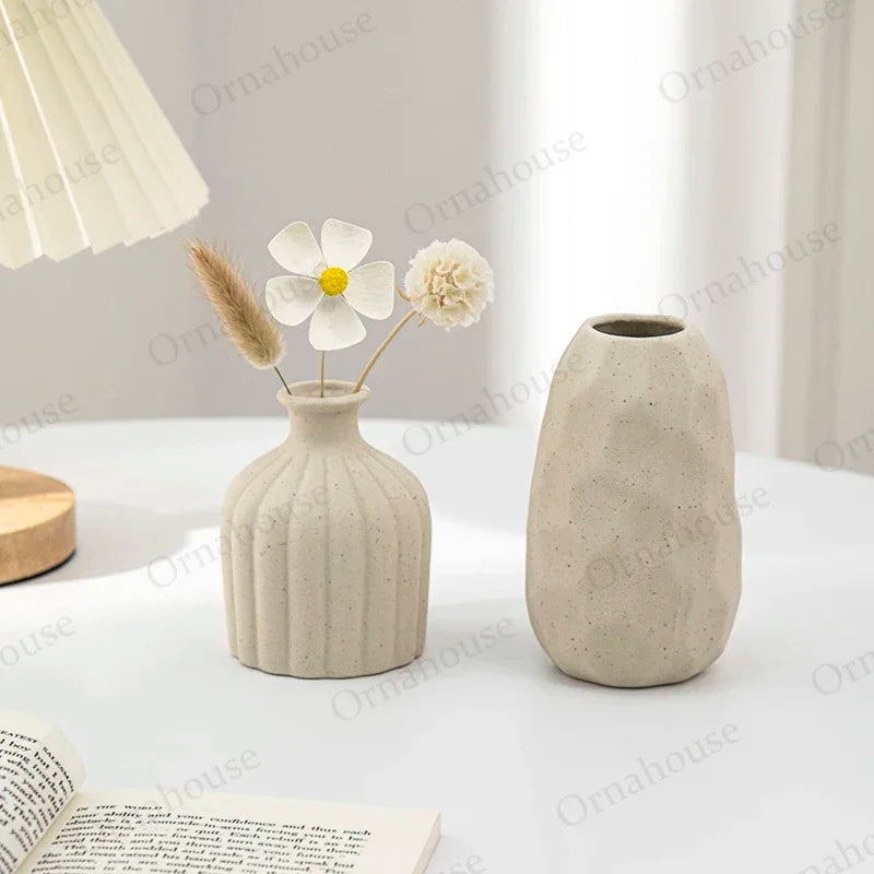 Nordic Flower Ceramic Vase