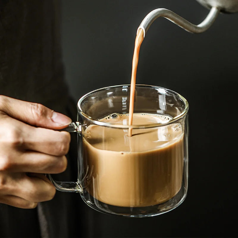 Double Walled Glass Mugs