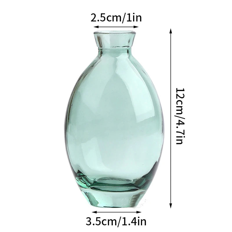 Brown Retro Glass Flower Vase