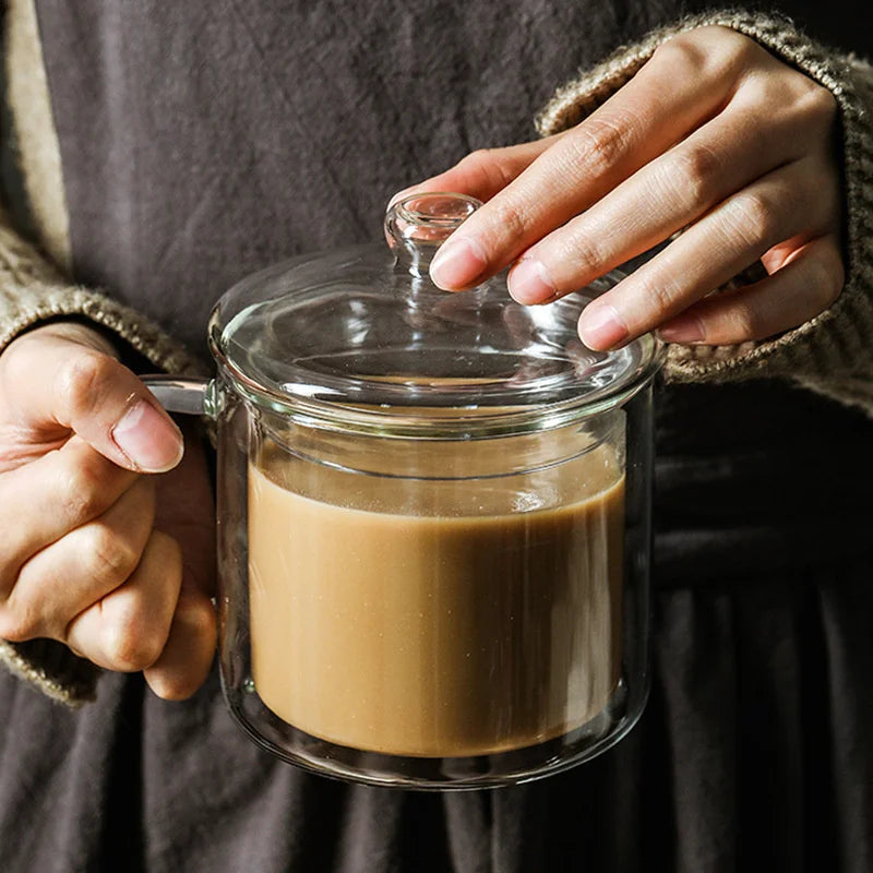 Double Walled Glass Mugs