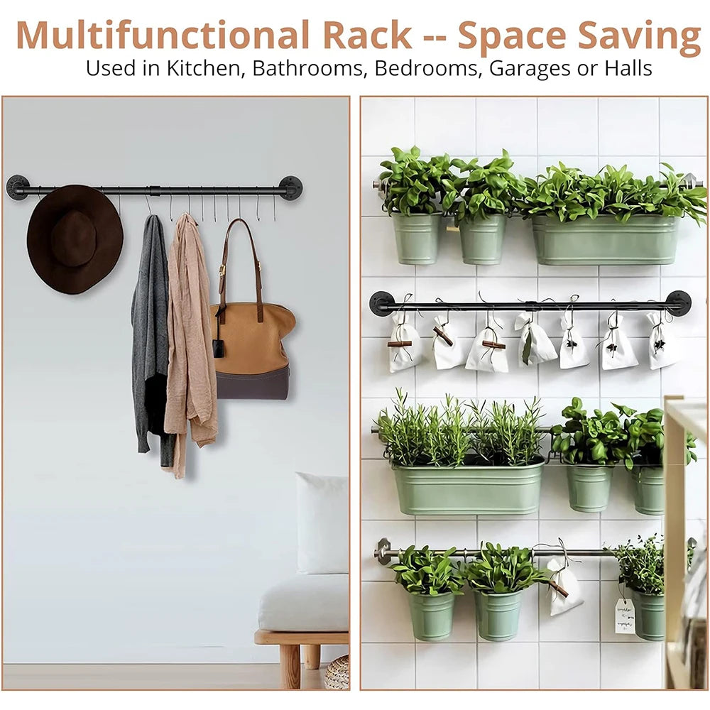 Heavy Duty Wall Kitchen Utensil Rack