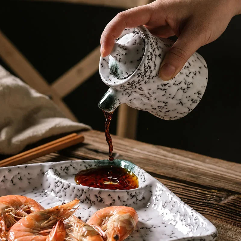 Japanese Porcelain Soy Sauce Dispenser