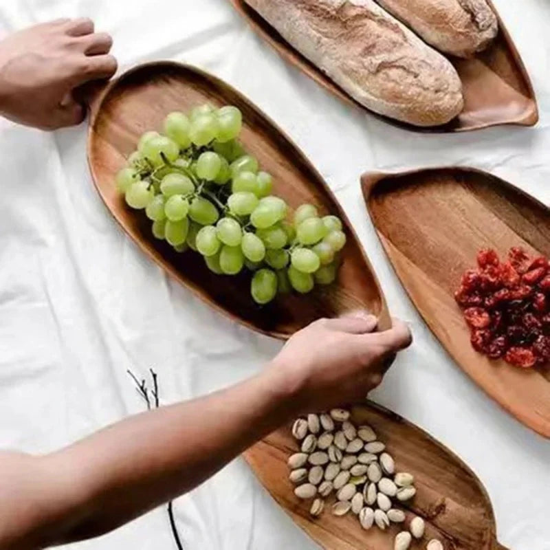 Premium Solid Wood Leaf Tray