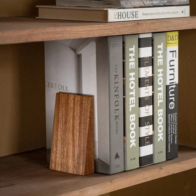 Luxury Wood Sloped Desk Bookends