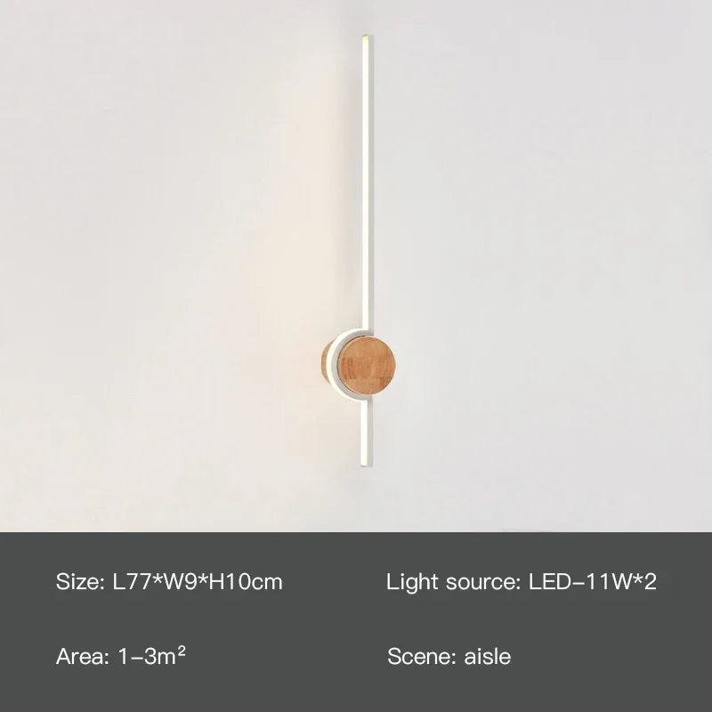 Timber Wood Wall Light