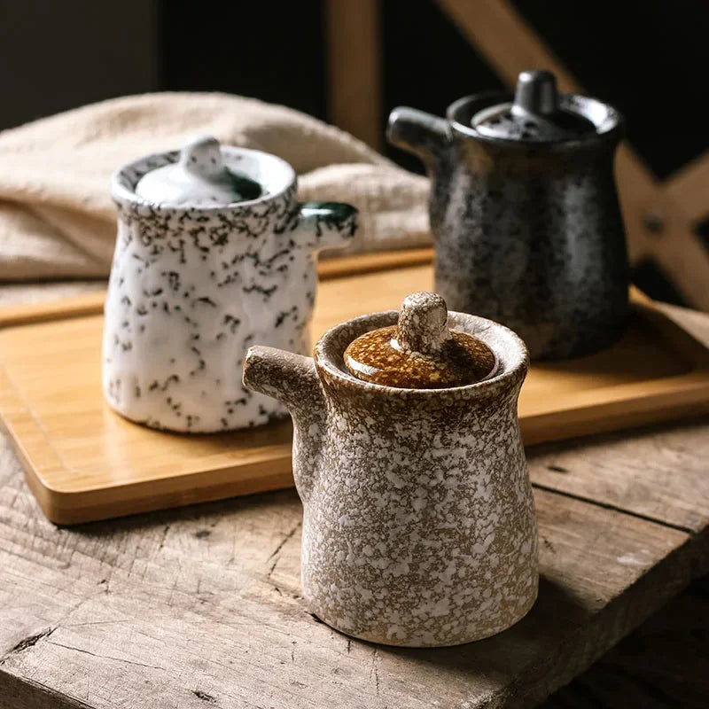 Japanese Porcelain Soy Sauce Dispenser
