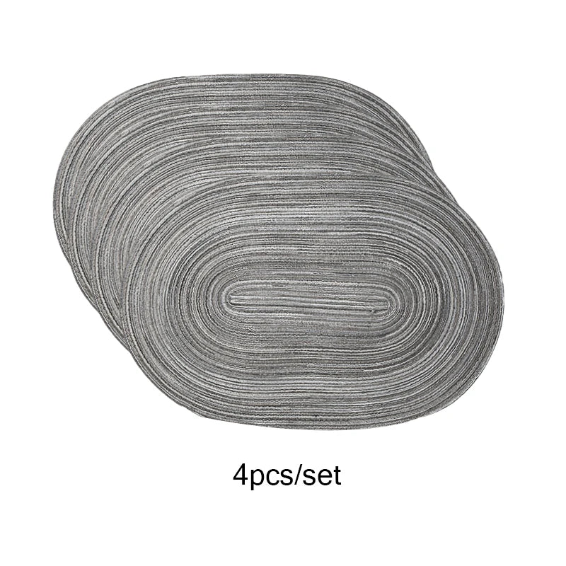 Cotton Braided Non-Slip Table Mats