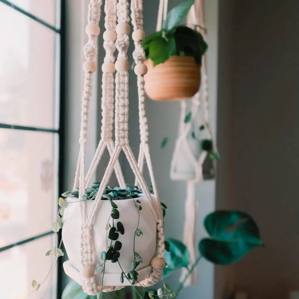 Hanging Macrame Plant Holder