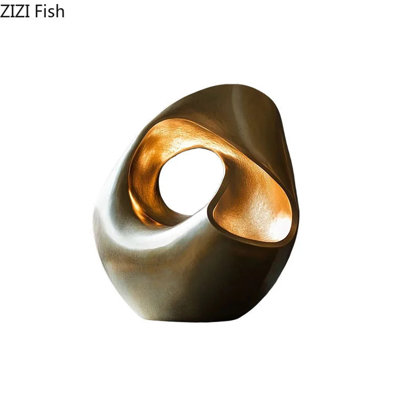 Gold Plated Avant Garde Sculpture