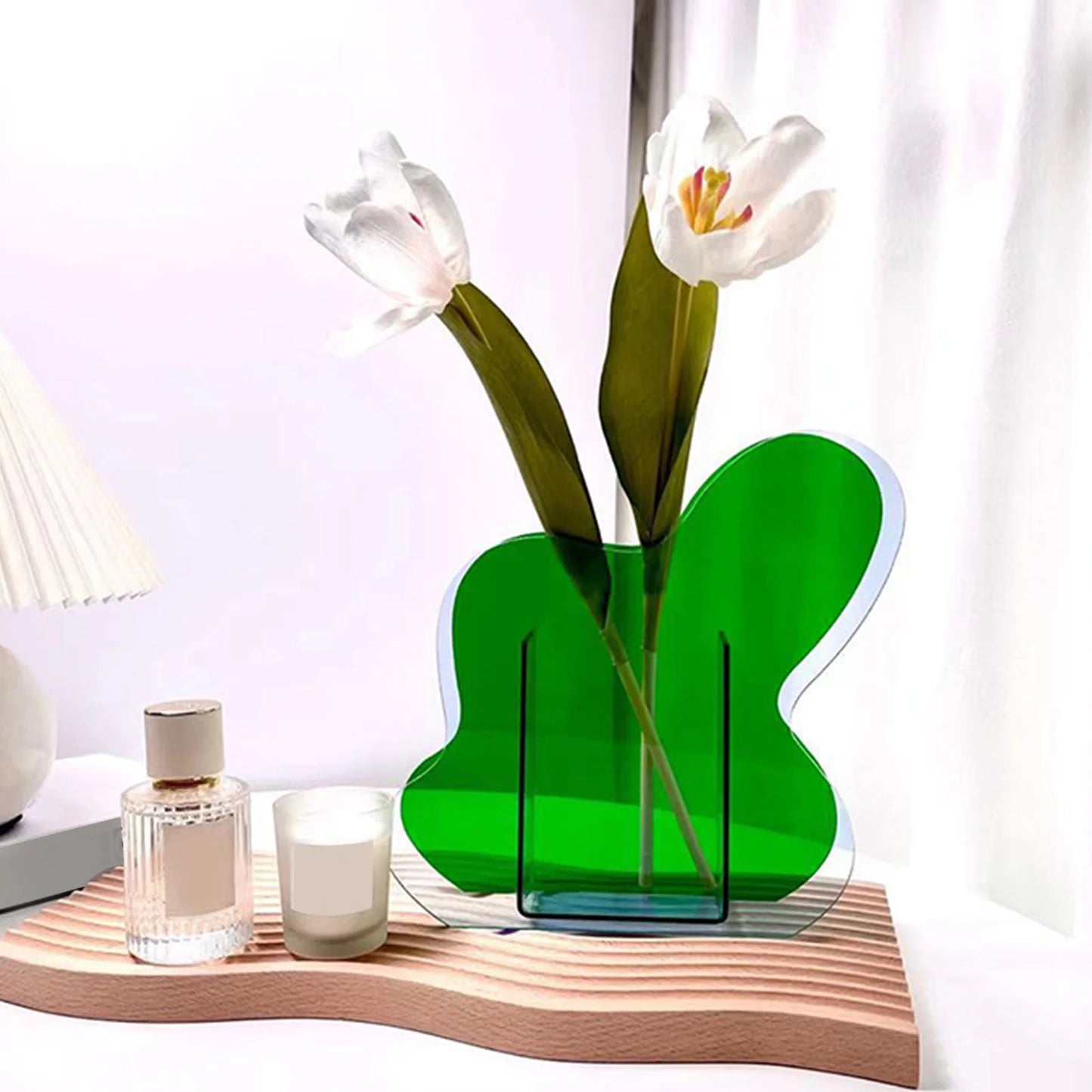 Stylish Neon Acrylic Flower Vase