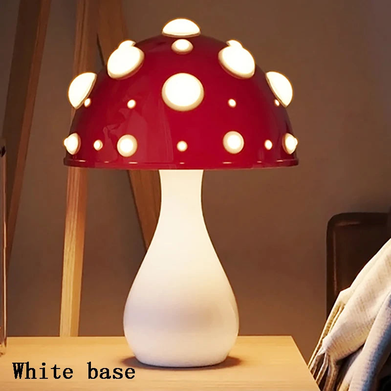 Tricolored Mushroom Lamp