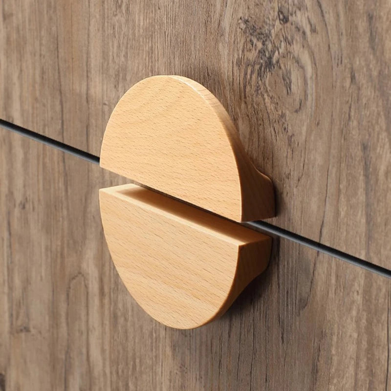 Premium Solid Wood Cabinet Handles