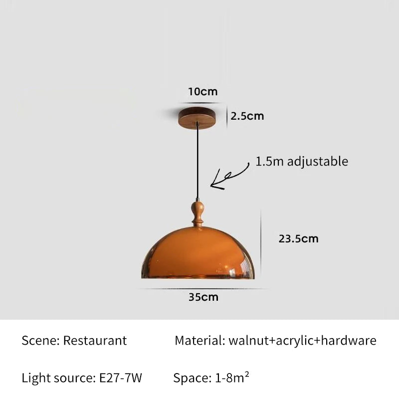 Nordic Acrylic Pendant Lamp Adjustable