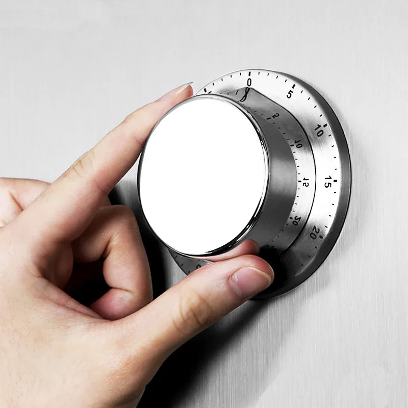 Stainless Steel Mechanical Kitchen Timer