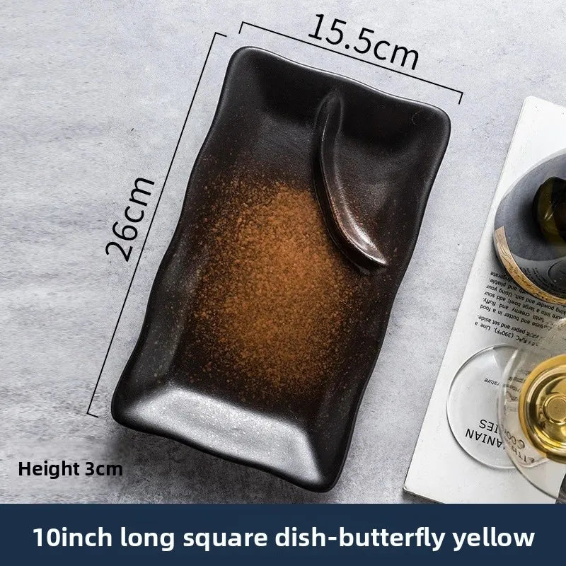 Japanese Ceramic Square Plate