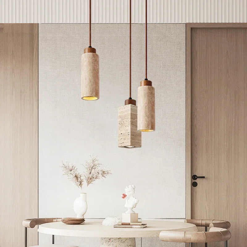 Travertine Chandelier