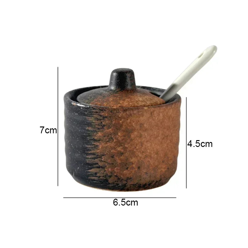 Multifunctional Ceramic Seasoning Jars