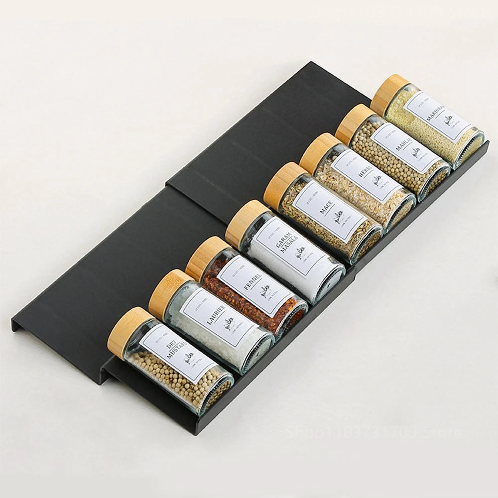 Adjustable Spice Drawer Organizer