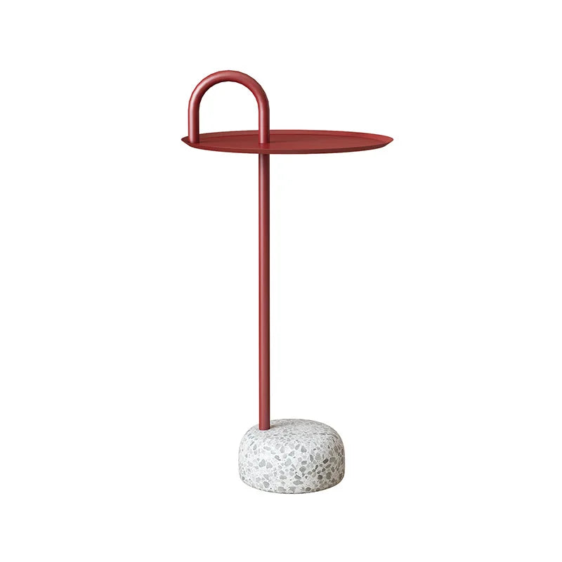 Stone Base Side Table